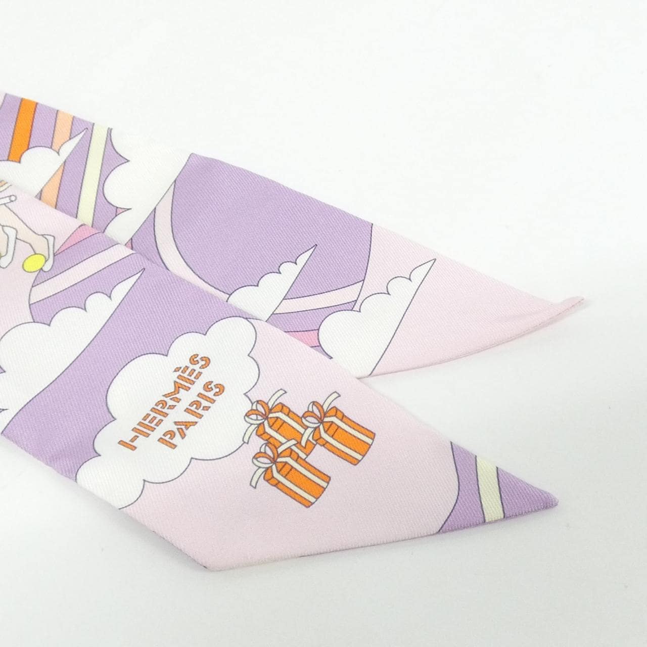 【未使用品】エルメス CARRES VOLANTS ツイリー 063849S スカーフ