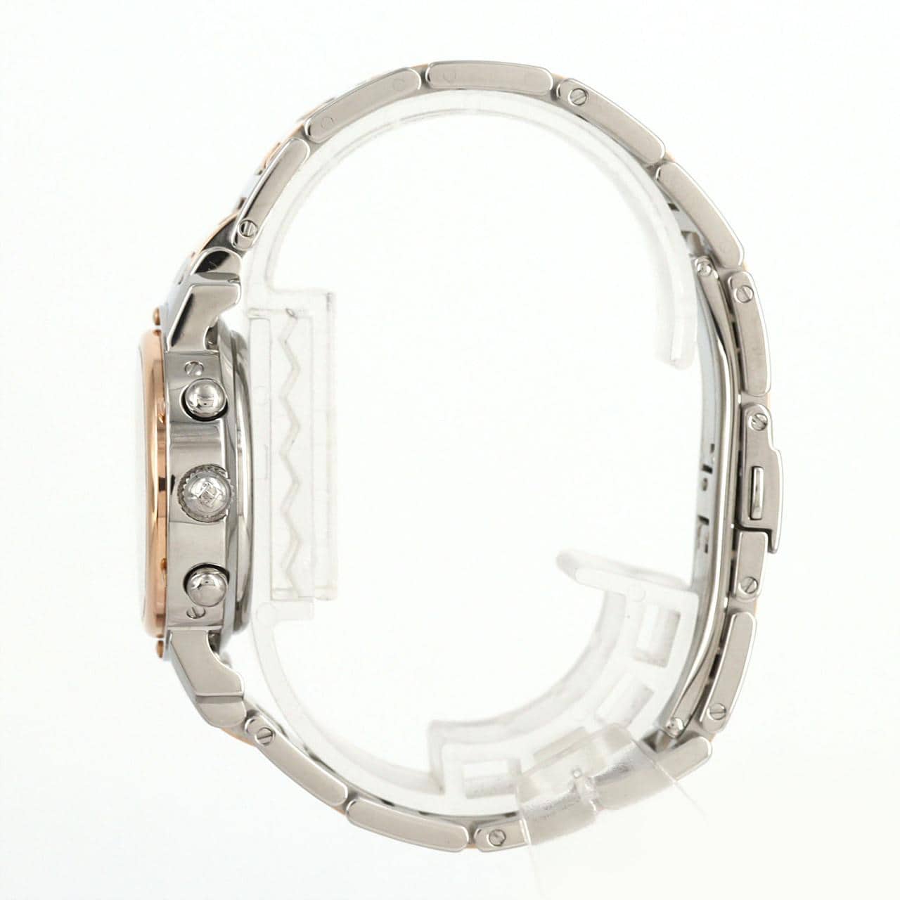 エルメス クリッパ-ナクレクロノグラフ PGコンビ CL1.321 SSxGP クォーツ