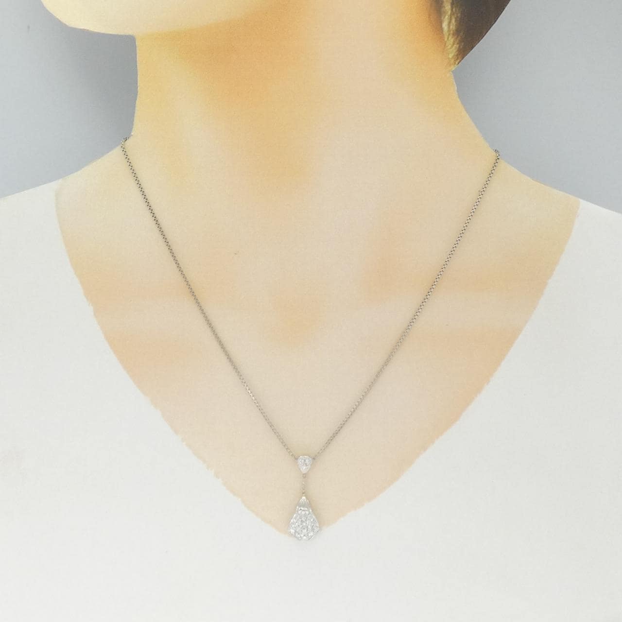 PT900/PT850 ダイヤモンド ネックレス