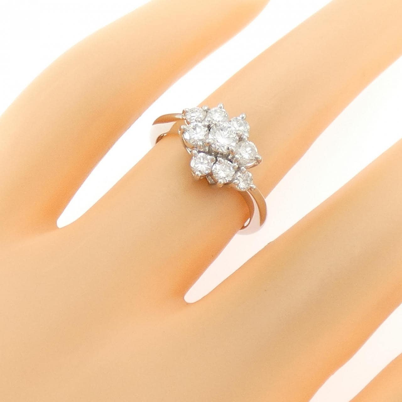 PT900 ダイヤモンド リング 0.75CT