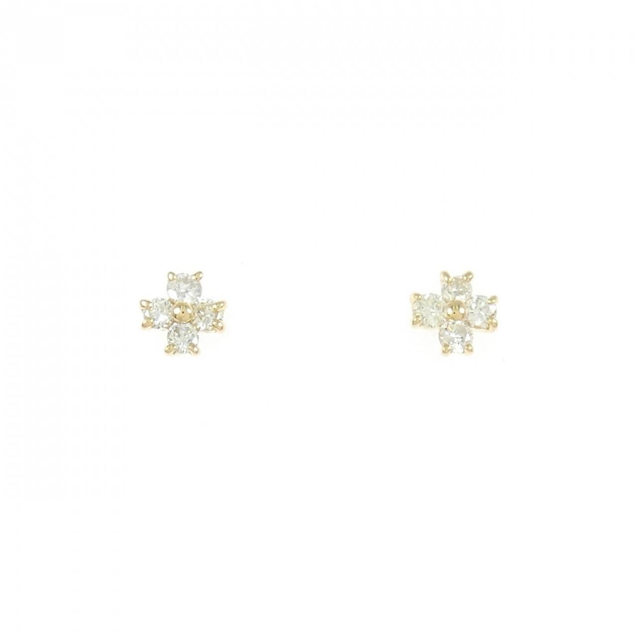 K18YG ダイヤモンド ピアス 0.20CT
