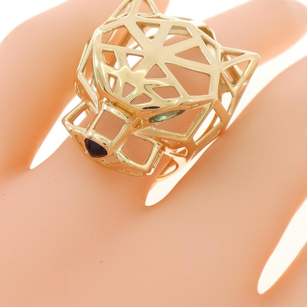 K18YG エメラルド リング 0.38CT