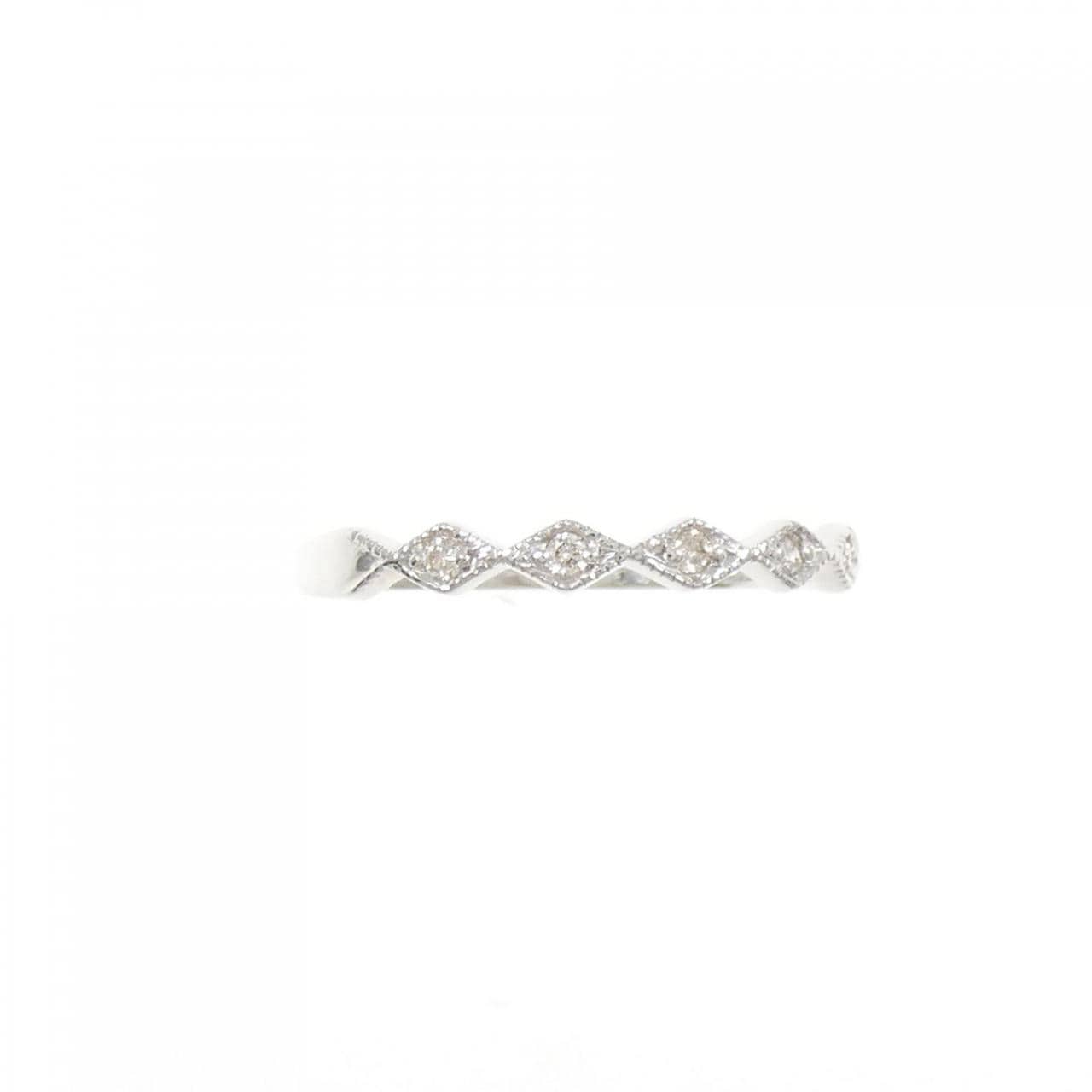 K10WG ダイヤモンド リング 0.05CT