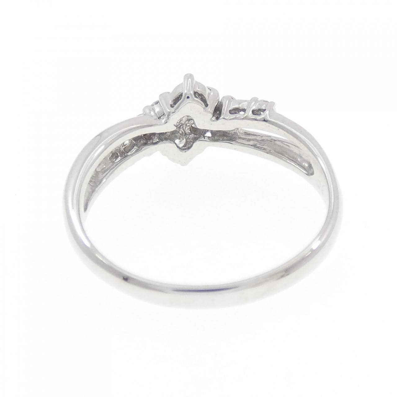 K18WG ダイヤモンド リング 0.30CT