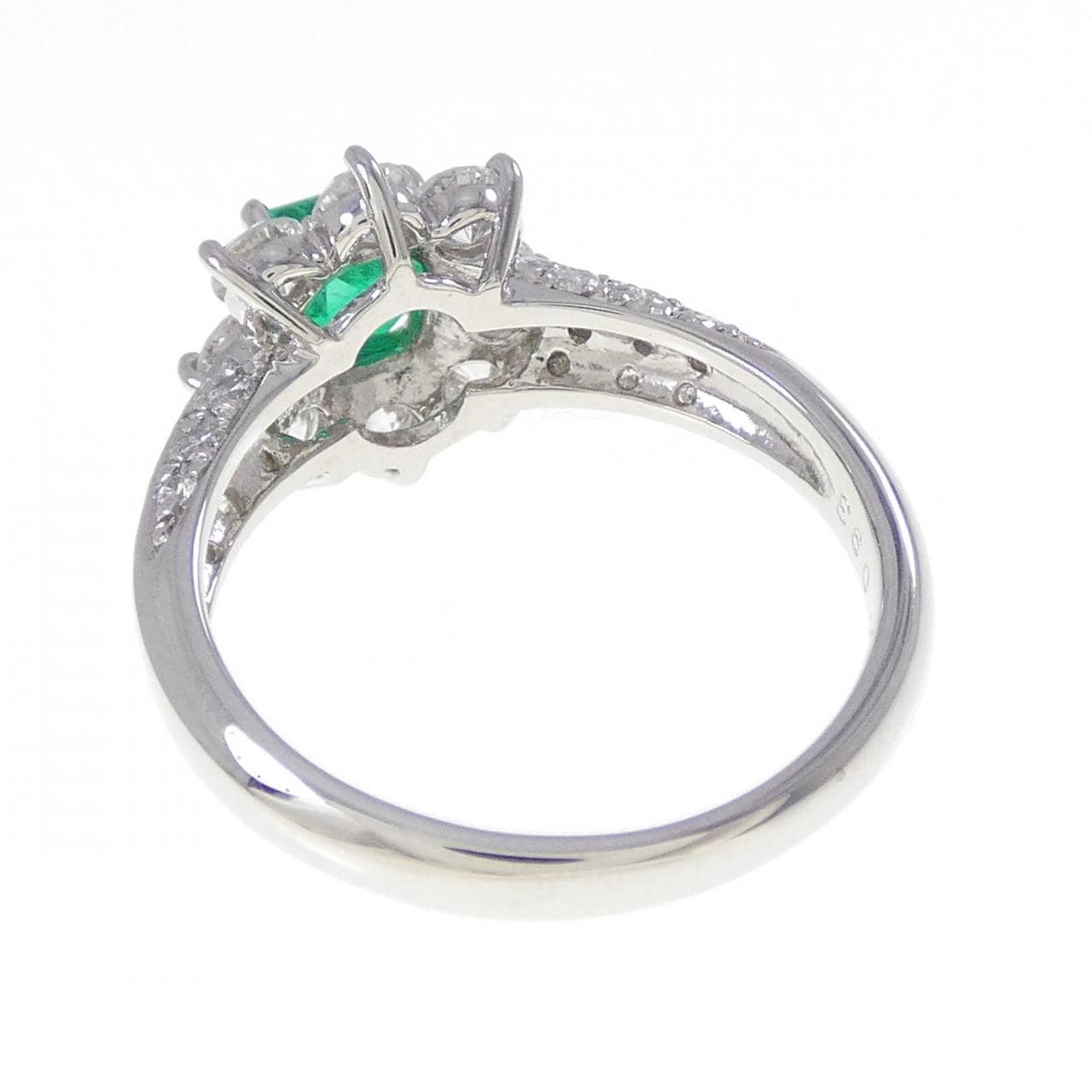 PT900 エメラルド リング 0.55CT