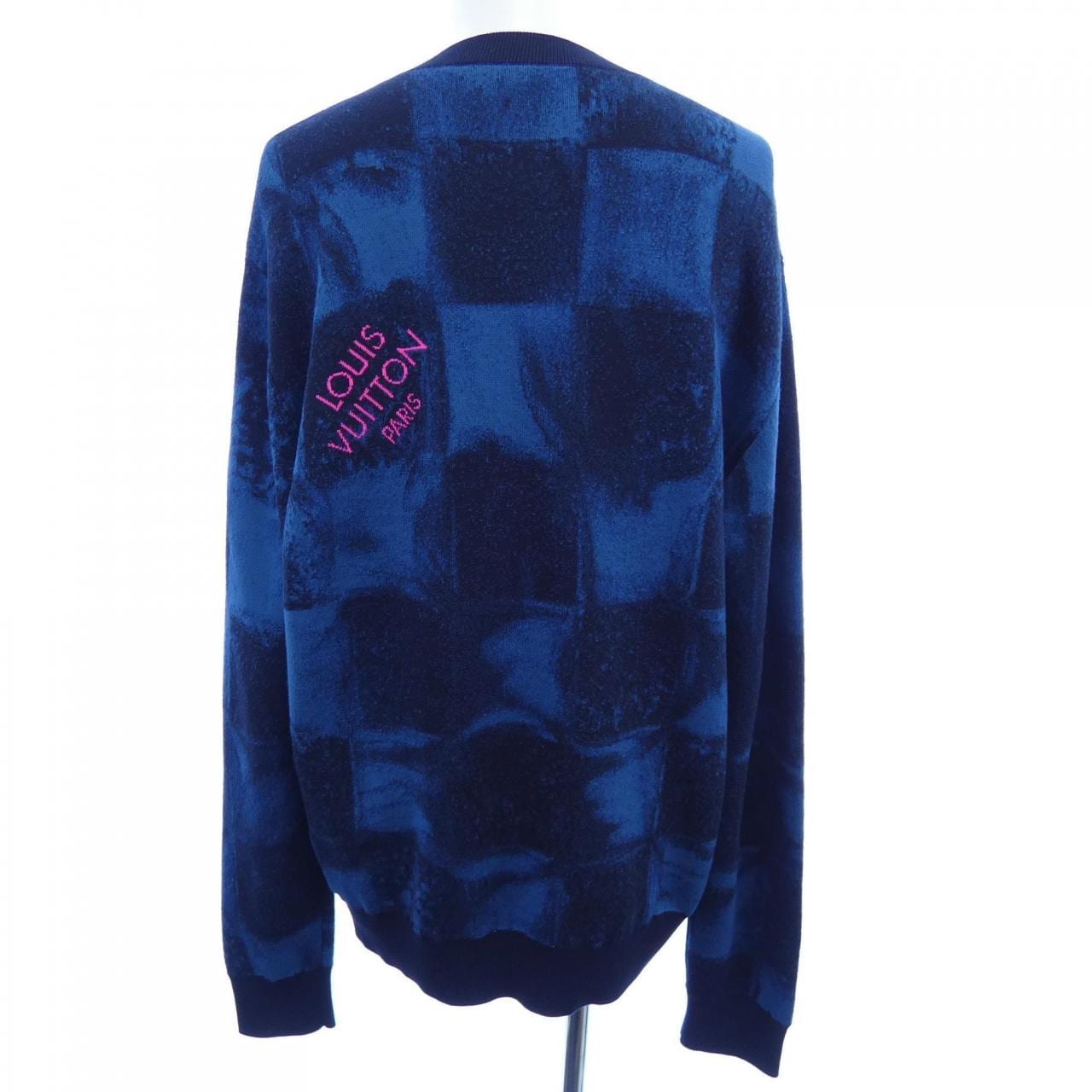 ルイヴィトン LOUIS VUITTON ダミエソルトジャカードクルーネック HLN14WET6 ニット