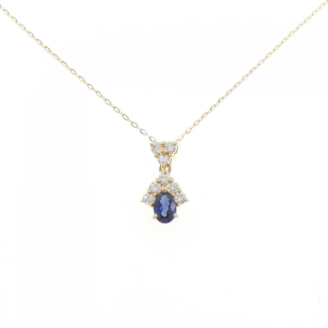 ポーラ サファイヤ ネックレス 0.45CT