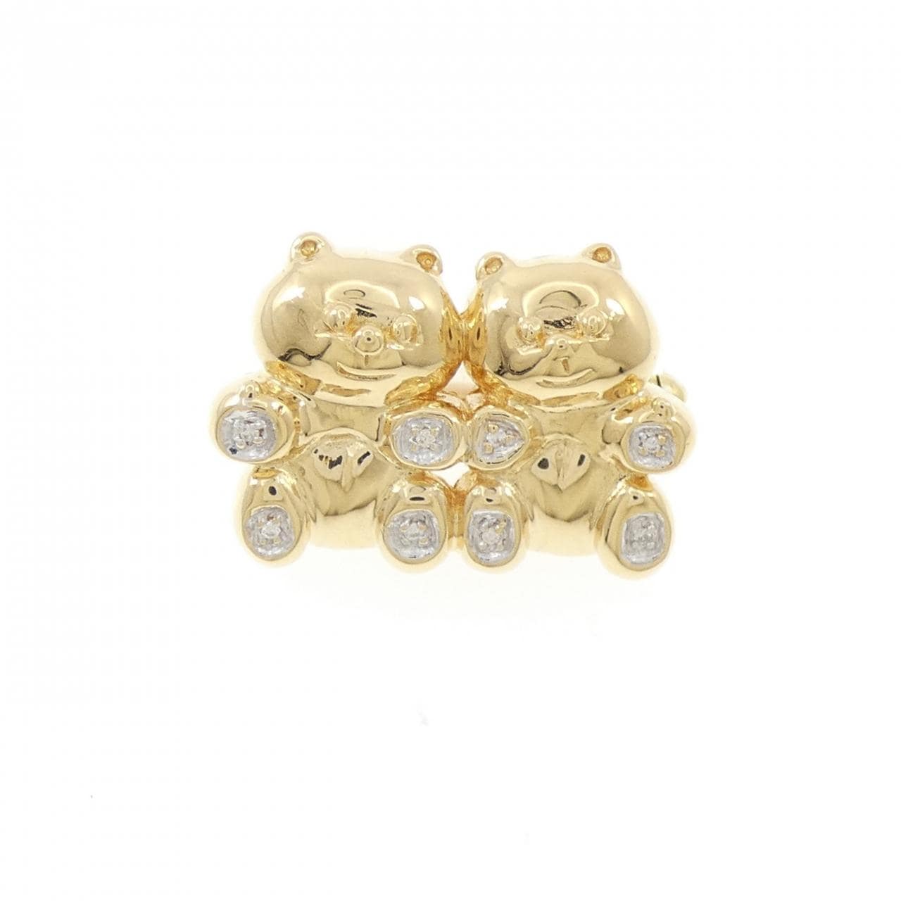 ポンテヴェキオ ダイヤモンド ブローチ 0.16CT