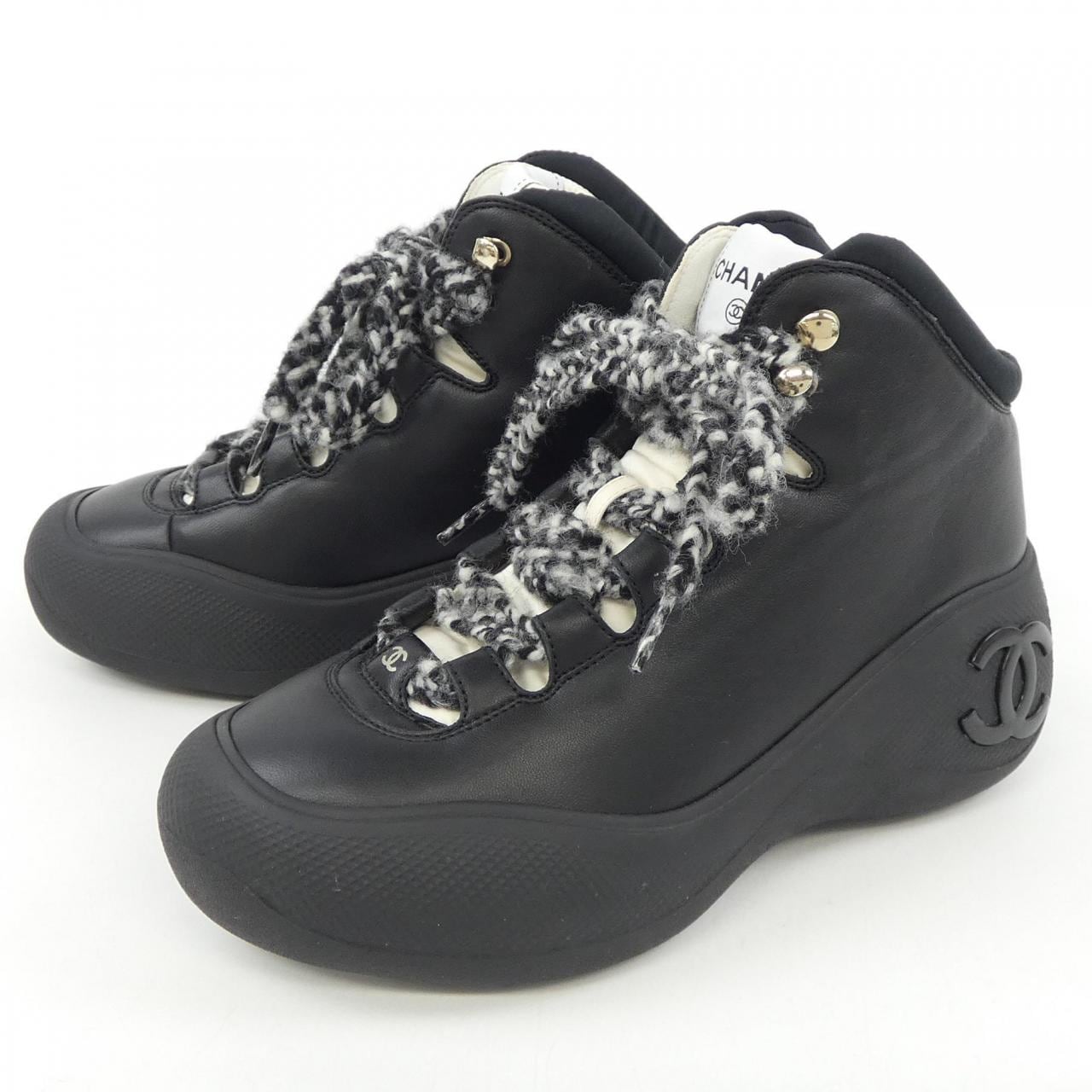 シャネル CHANEL レースアップ G39498X56737 スニーカー