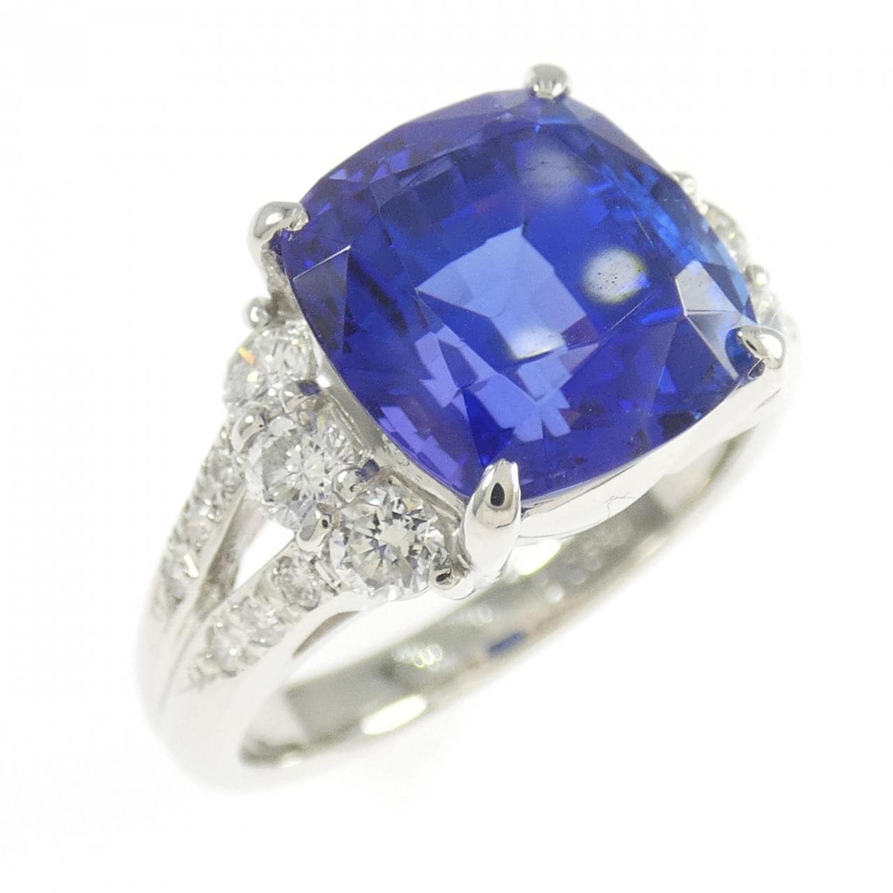 PT900 タンザナイト リング 5.08CT