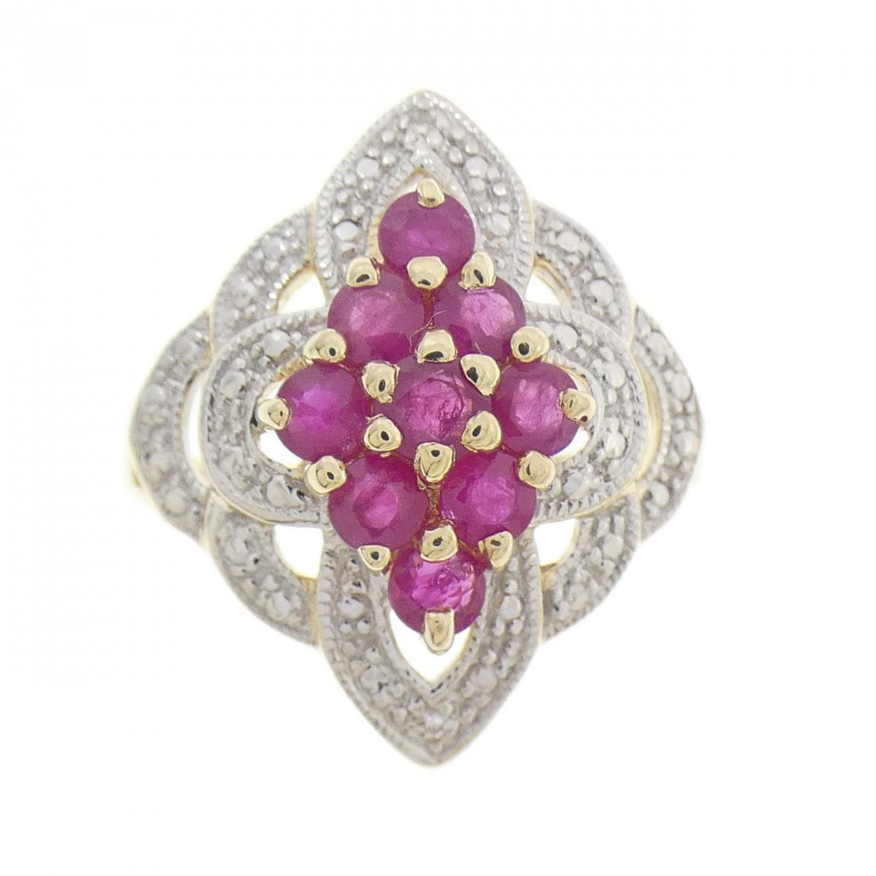 10KYG/10KWG ルビー リング