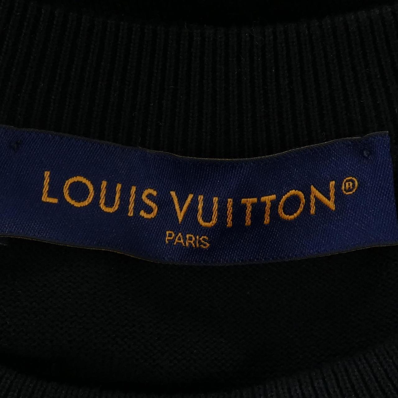 ルイヴィトン LOUIS VUITTON モノグラムロングスリーブコットンクルーネック HUN46WAUR ニット
