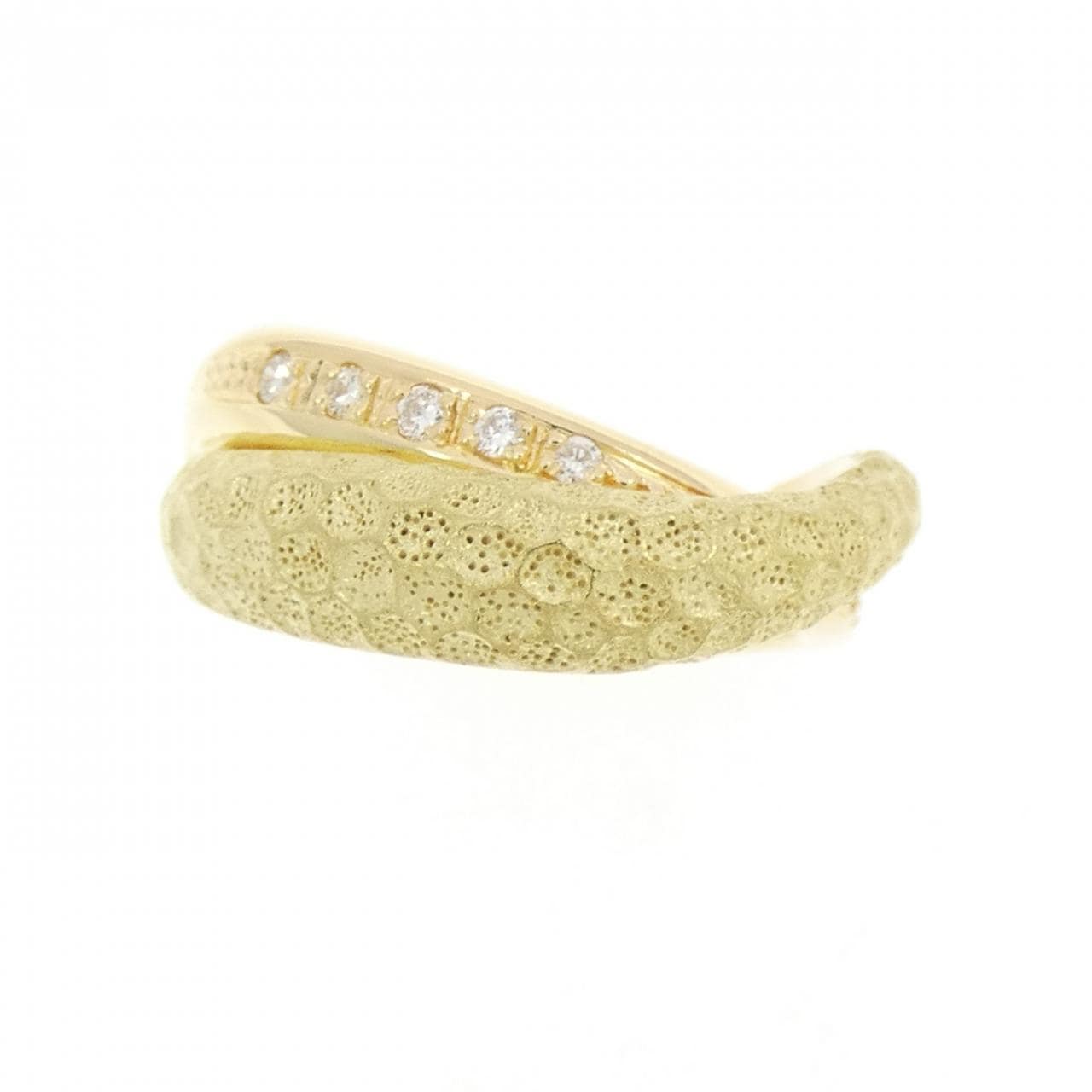 K18YG ダイヤモンド リング 0.08CT