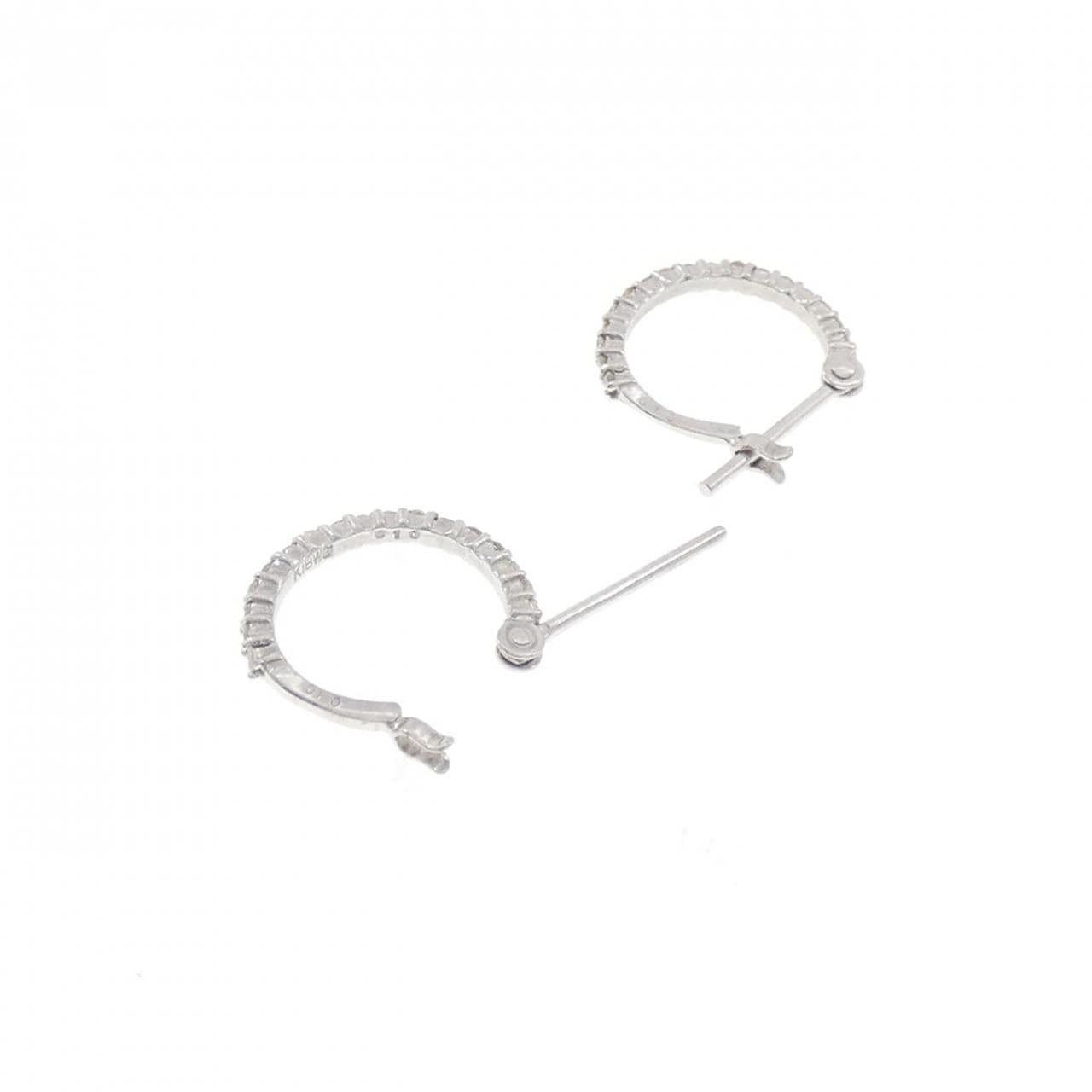 K18WG ダイヤモンド ピアス 0.20CT