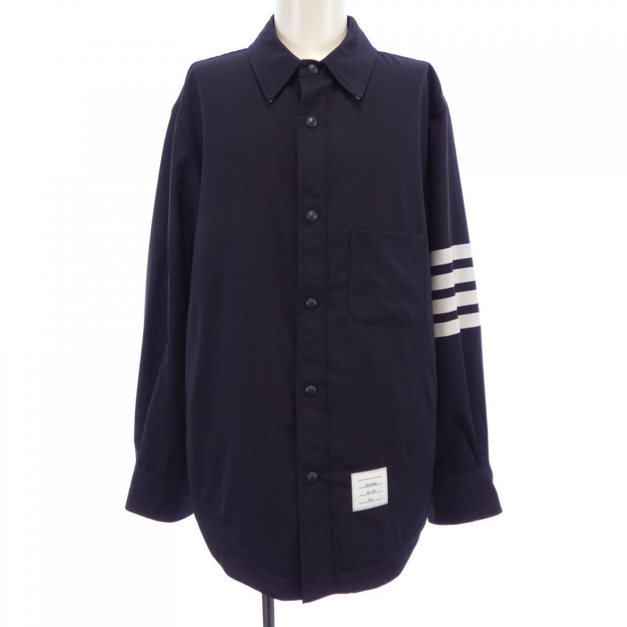 トムブラウン THOM BROWNE 平織り 4-BAR シャツ ジャケット MJO055A ジャケット