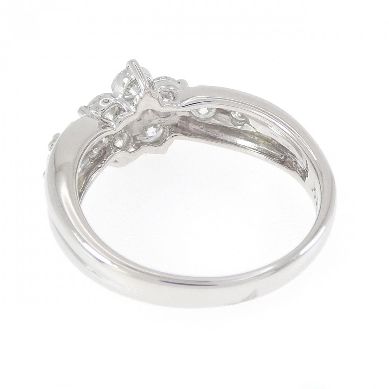 PT900 フラワー ダイヤモンド リング 1.02CT