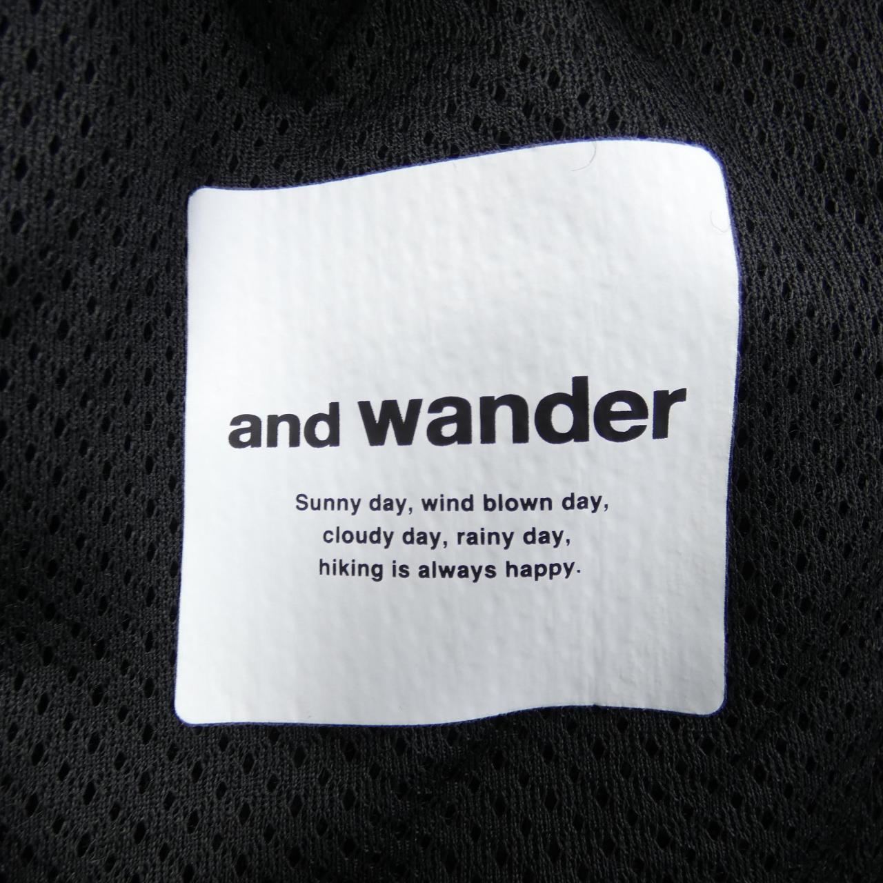 アンドワンダー and wander パンツ