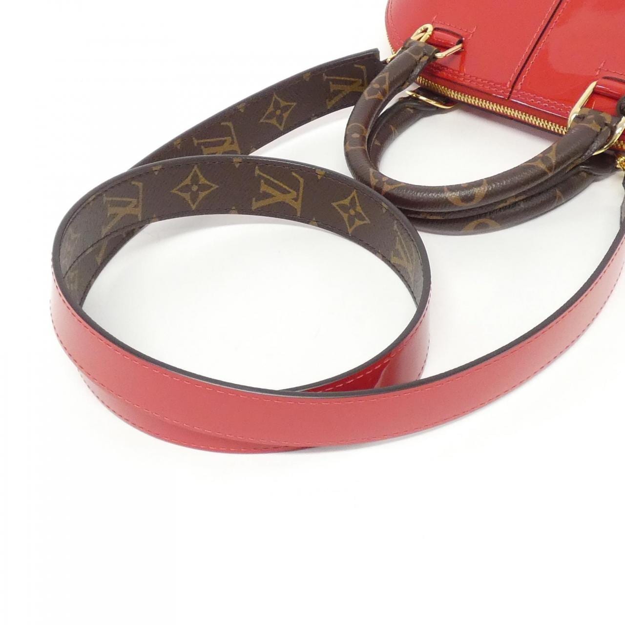 LOUIS VUITTON Monogram Vernis Miroir Alma BB M52498 包