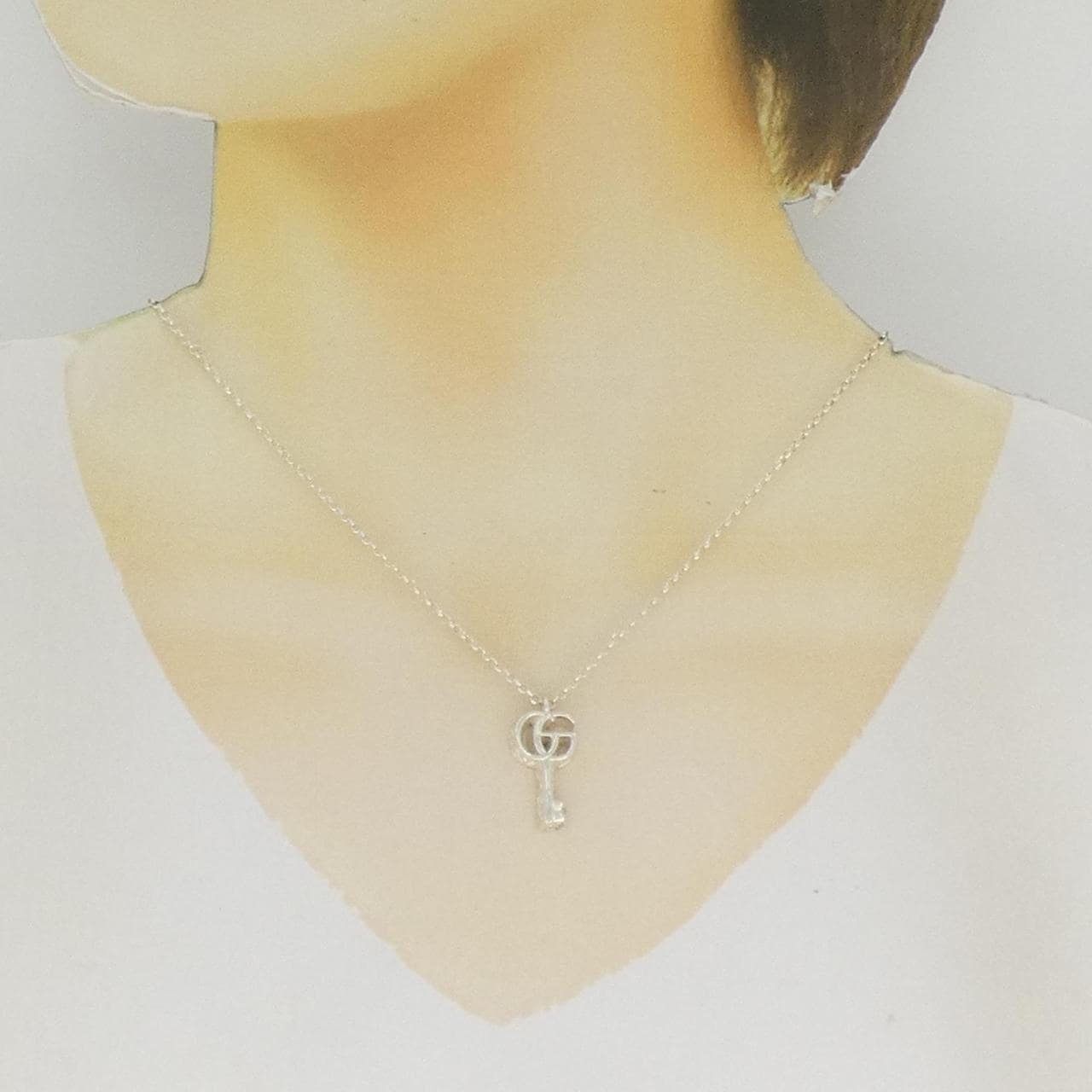 Gucci Double G Key Charm Necklace