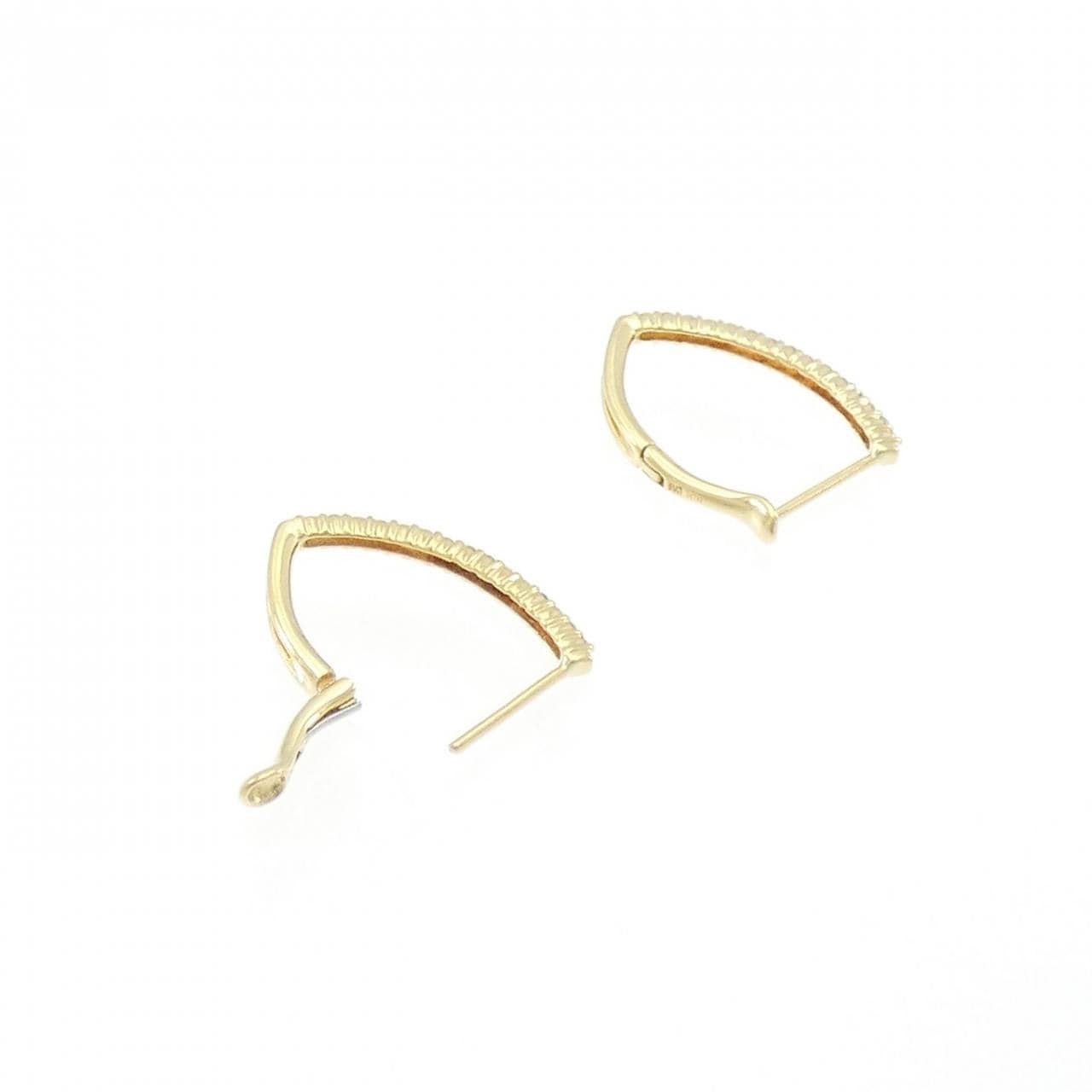 K18YG ダイヤモンド ピアス 0.20CT