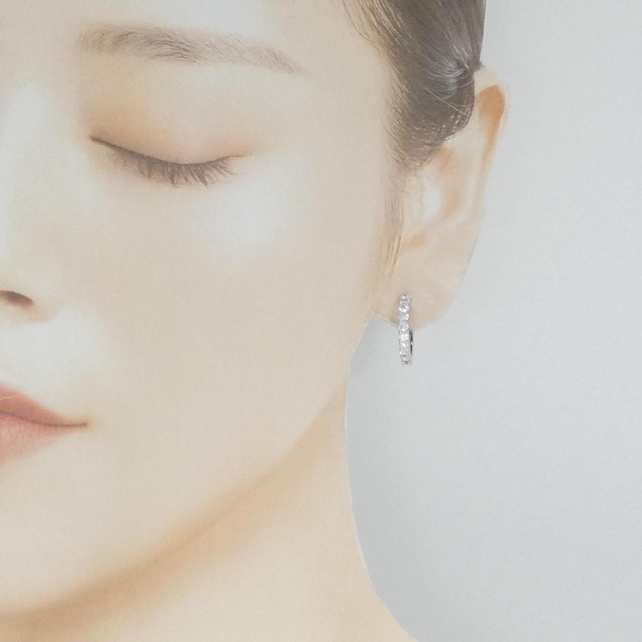 [BRAND NEW] PT900 Diamond earrings 1.005CT