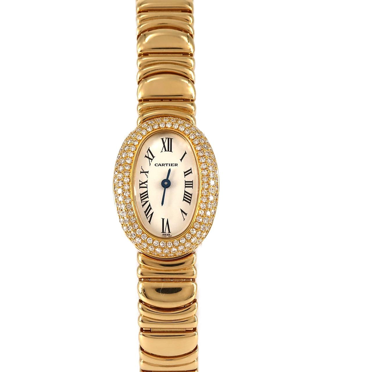 カルティエ ミニベニュワール YG/3D WB504851 YG クォーツ