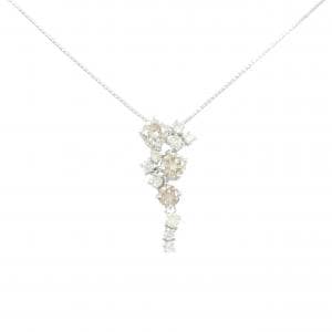 K18WG ダイヤモンド ネックレス 1.221CT