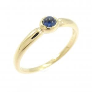 750YG サファイヤ リング 0.18CT