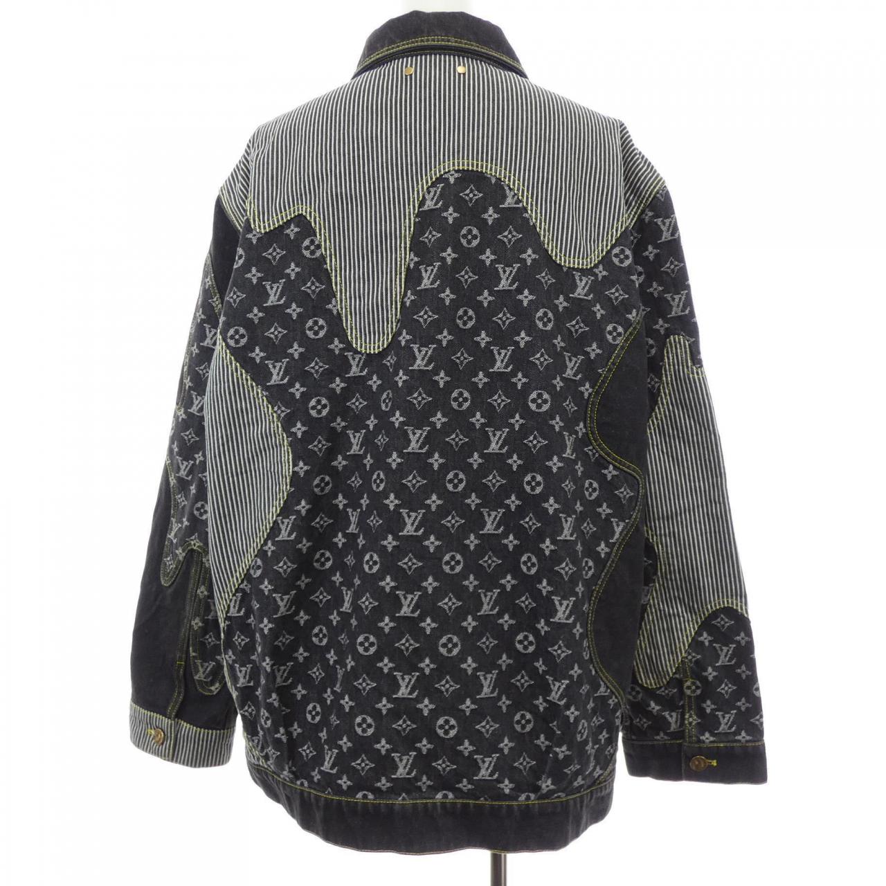 ルイヴィトン LOUIS VUITTON モノグラムクレイジーデニムワークウエアジャケット HMA20EUZD デニムジャケット