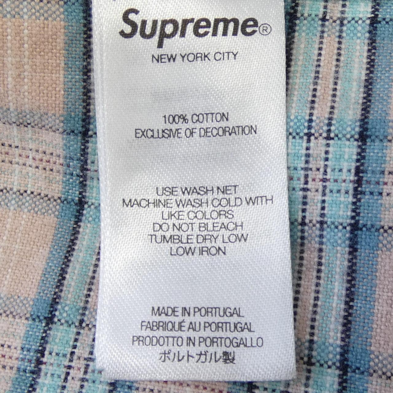 シュプリーム SUPREME Loose Fit Flannel Oxford シャツ