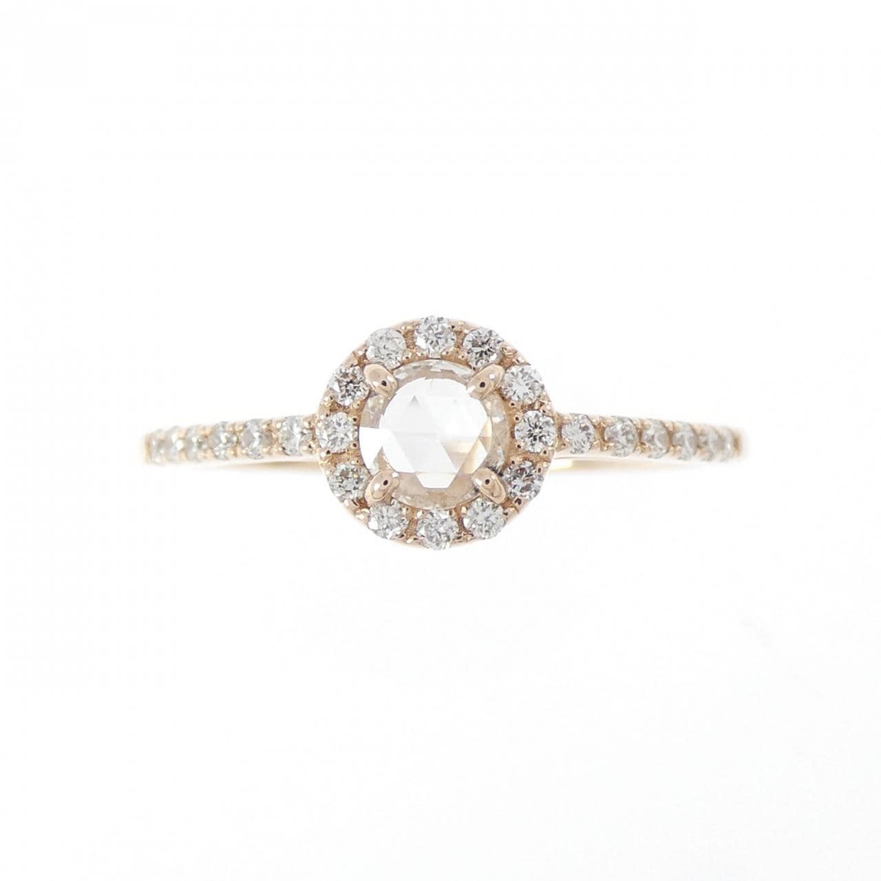 K18PG ダイヤモンド リング 0.17CT