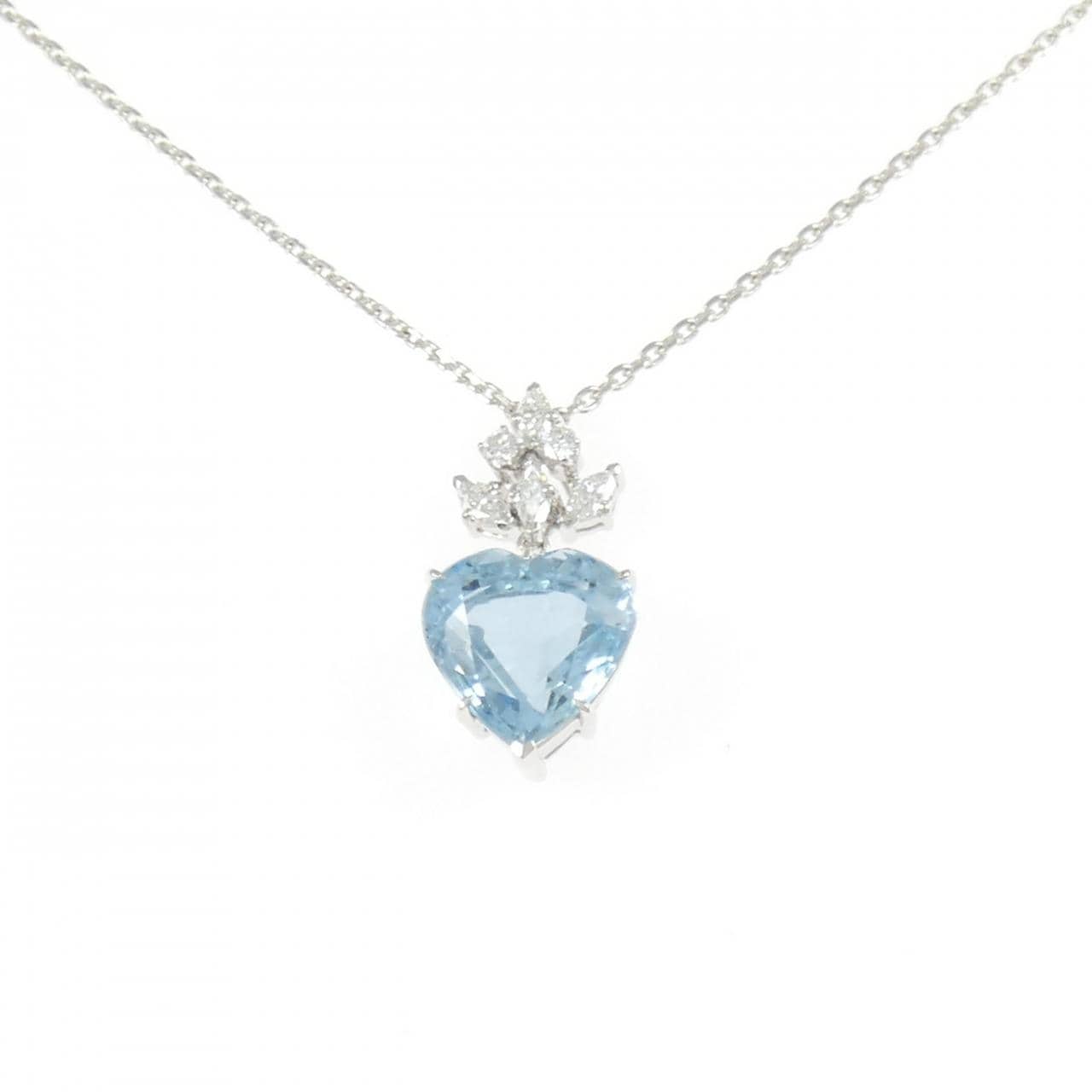 ミキモト アクアマリン ネックレス 4.96CT