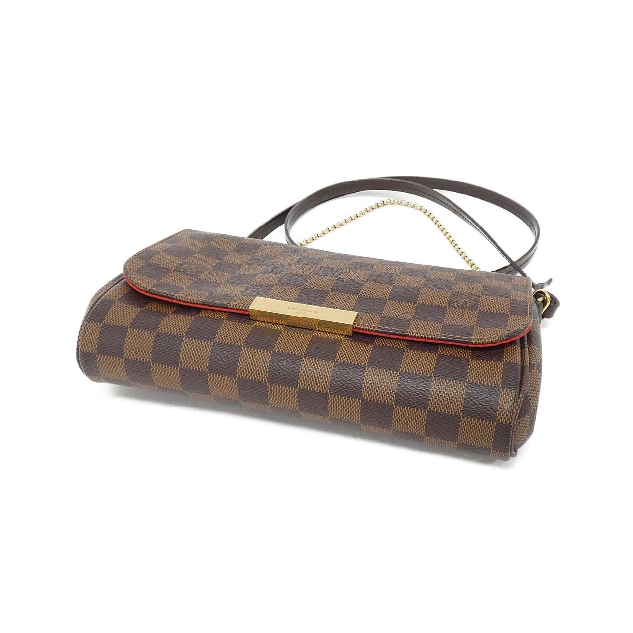 LOUIS VUITTON Damier Favorite MM N41129 Shoulder Bag