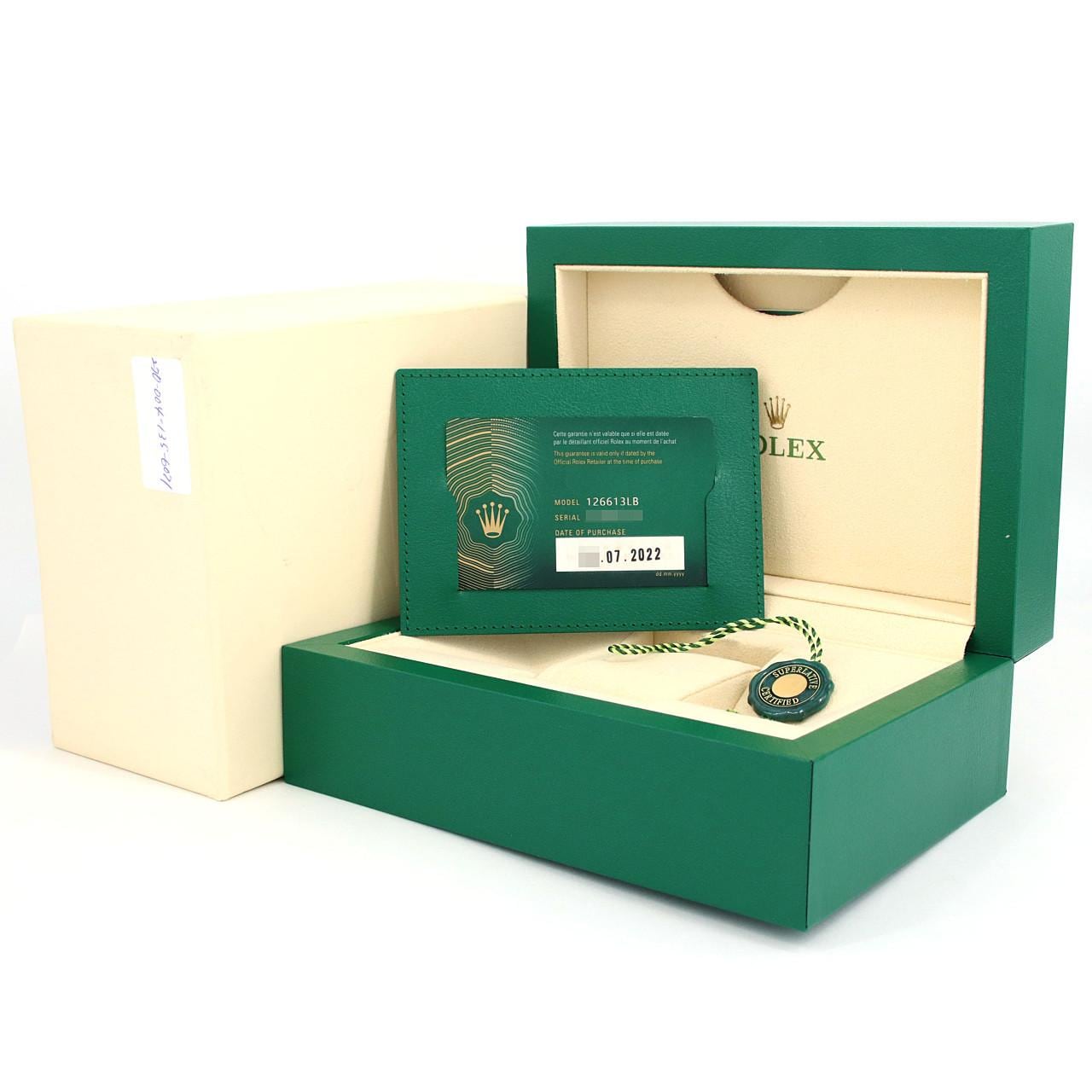 ROLEX Submariner Date 126613LB SSxYG Automatic Random Number