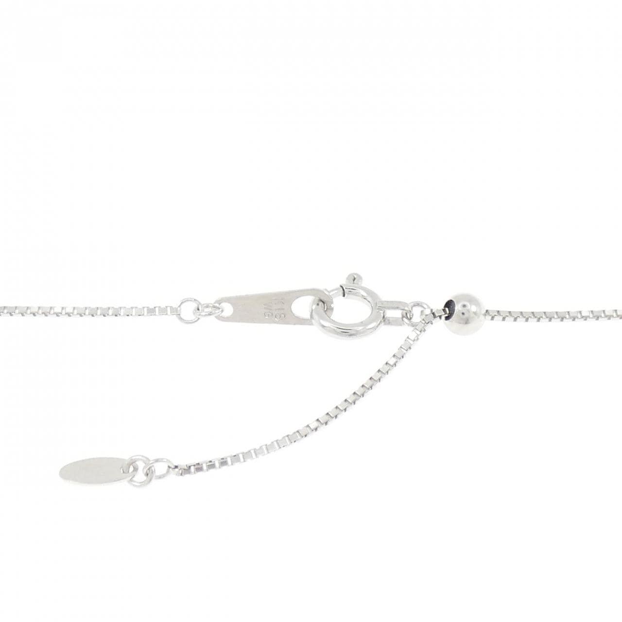 K18WG フラワー ダイヤモンド ネックレス 1.08CT
