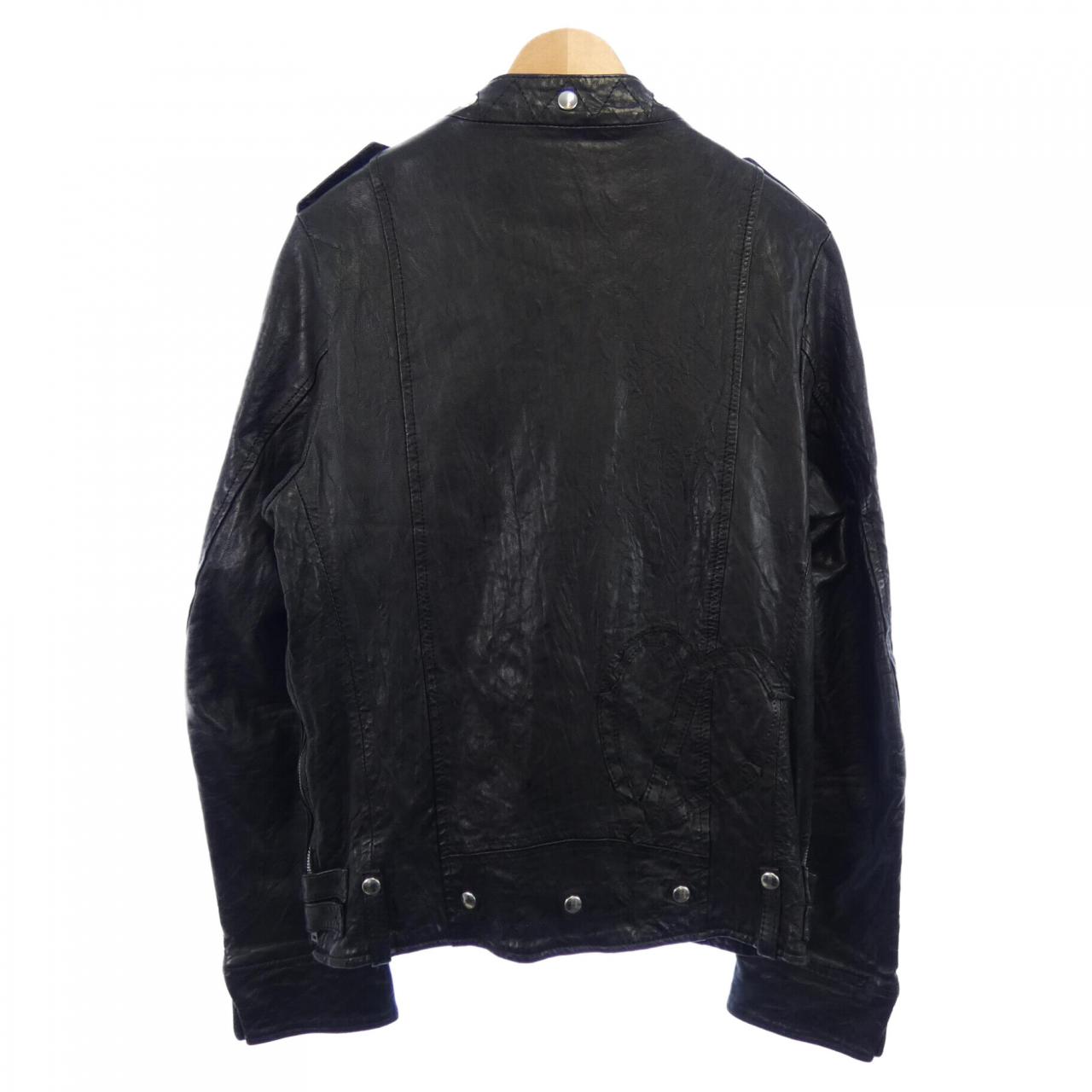 ゴールデングース GOLDEN GOOSE レザーライダースジャケット