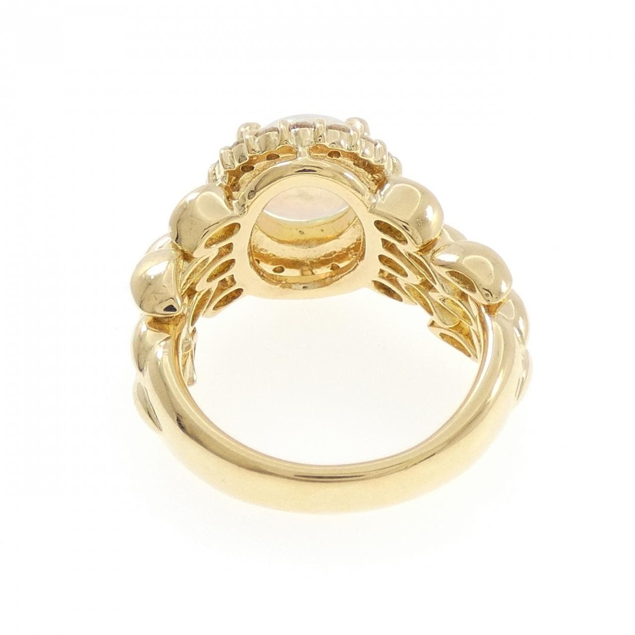 K18YG オパール リング 1.17CT