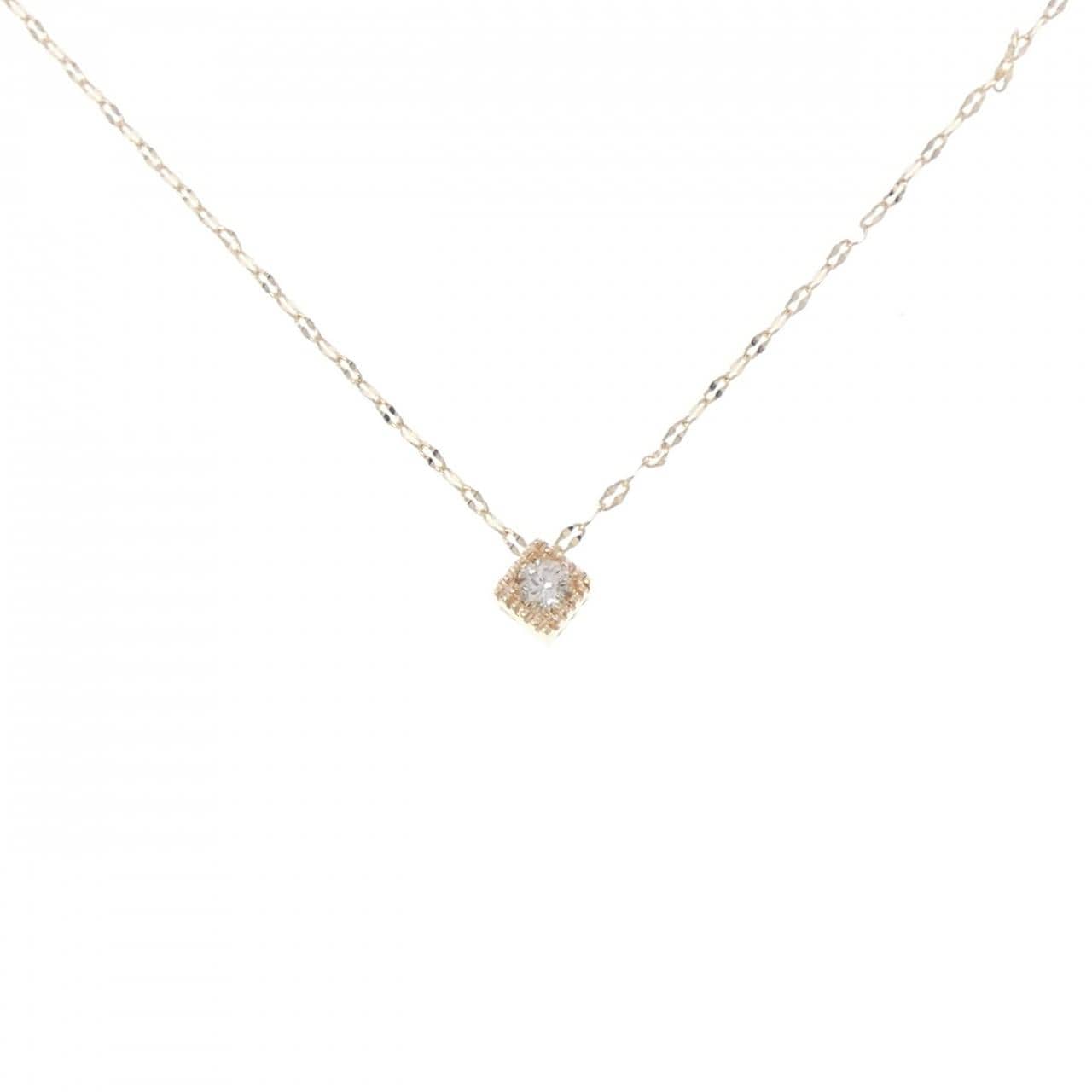 K10YG ダイヤモンド ネックレス 0.05CT