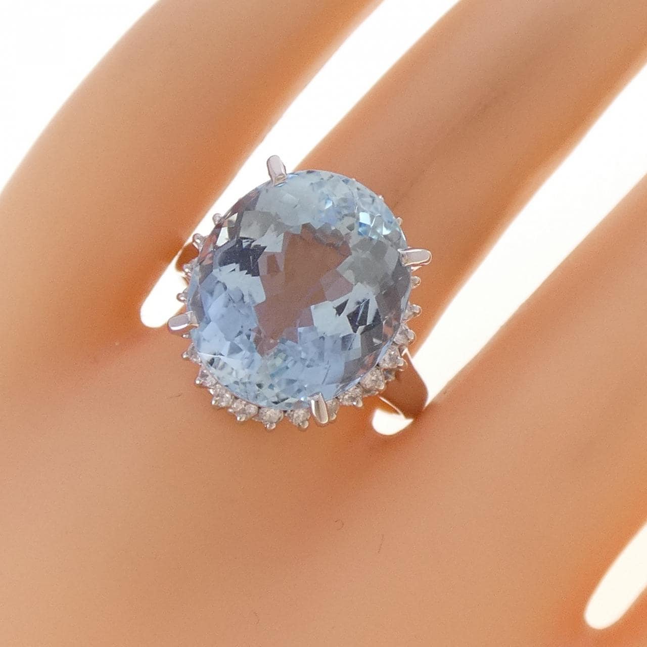 PT900 アクアマリン リング 10.07CT