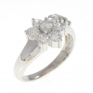 PT900 フラワー ダイヤモンド リング 1.00CT