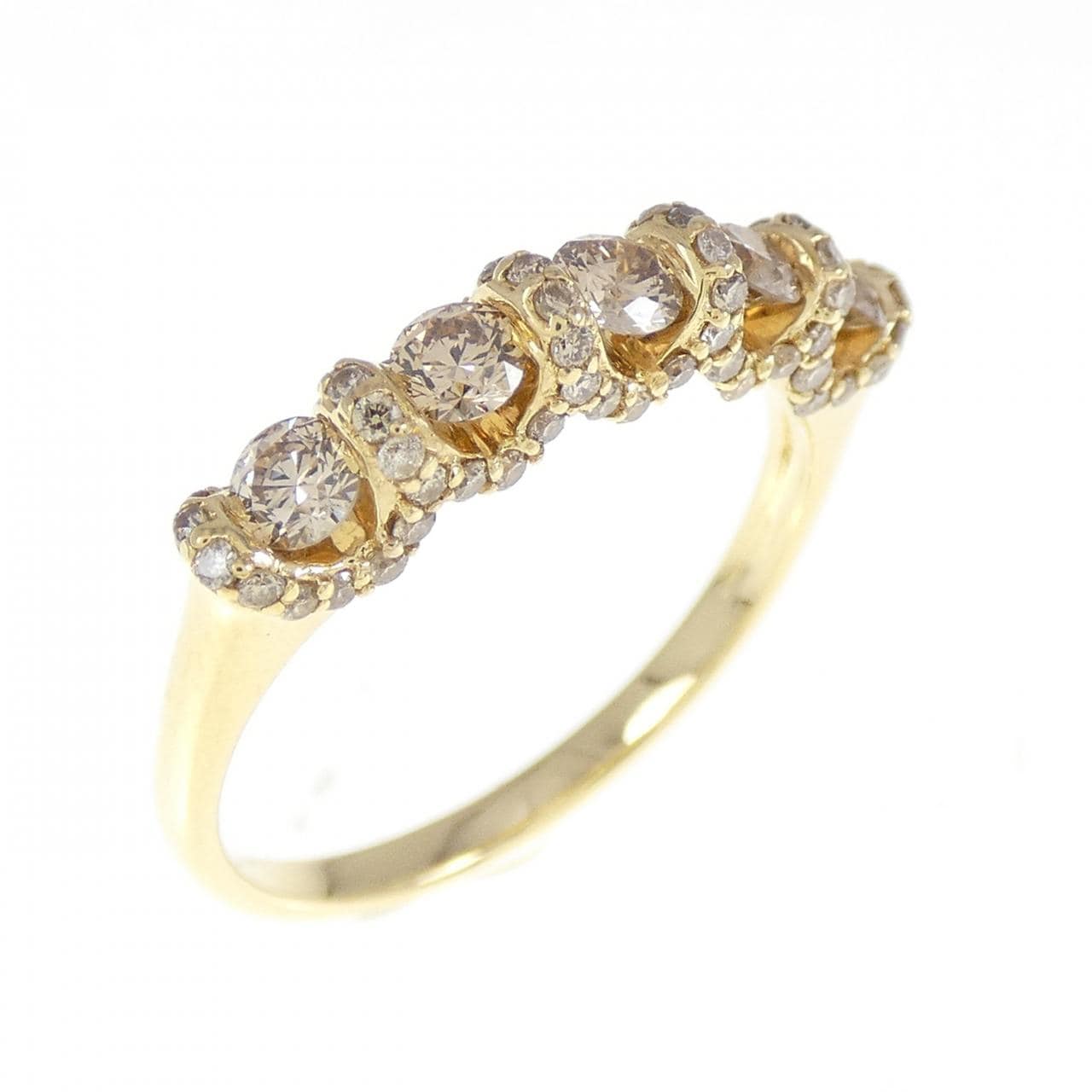 K18YG ダイヤモンド リング 0.70CT