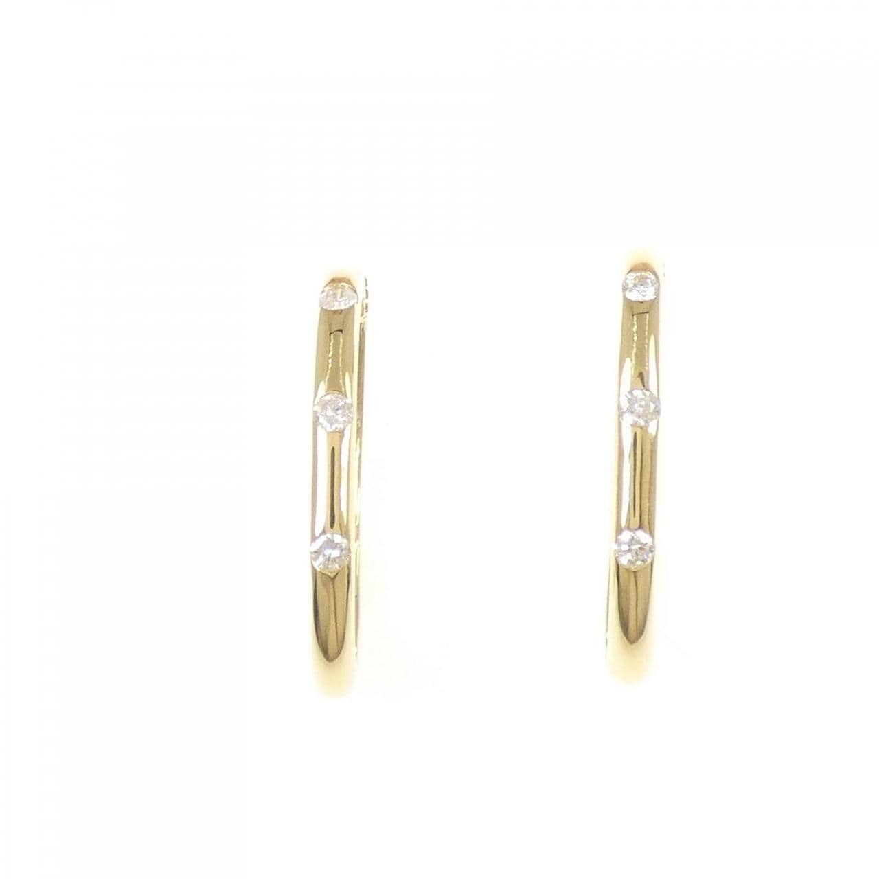 K18YG ダイヤモンド イヤリング 0.20CT