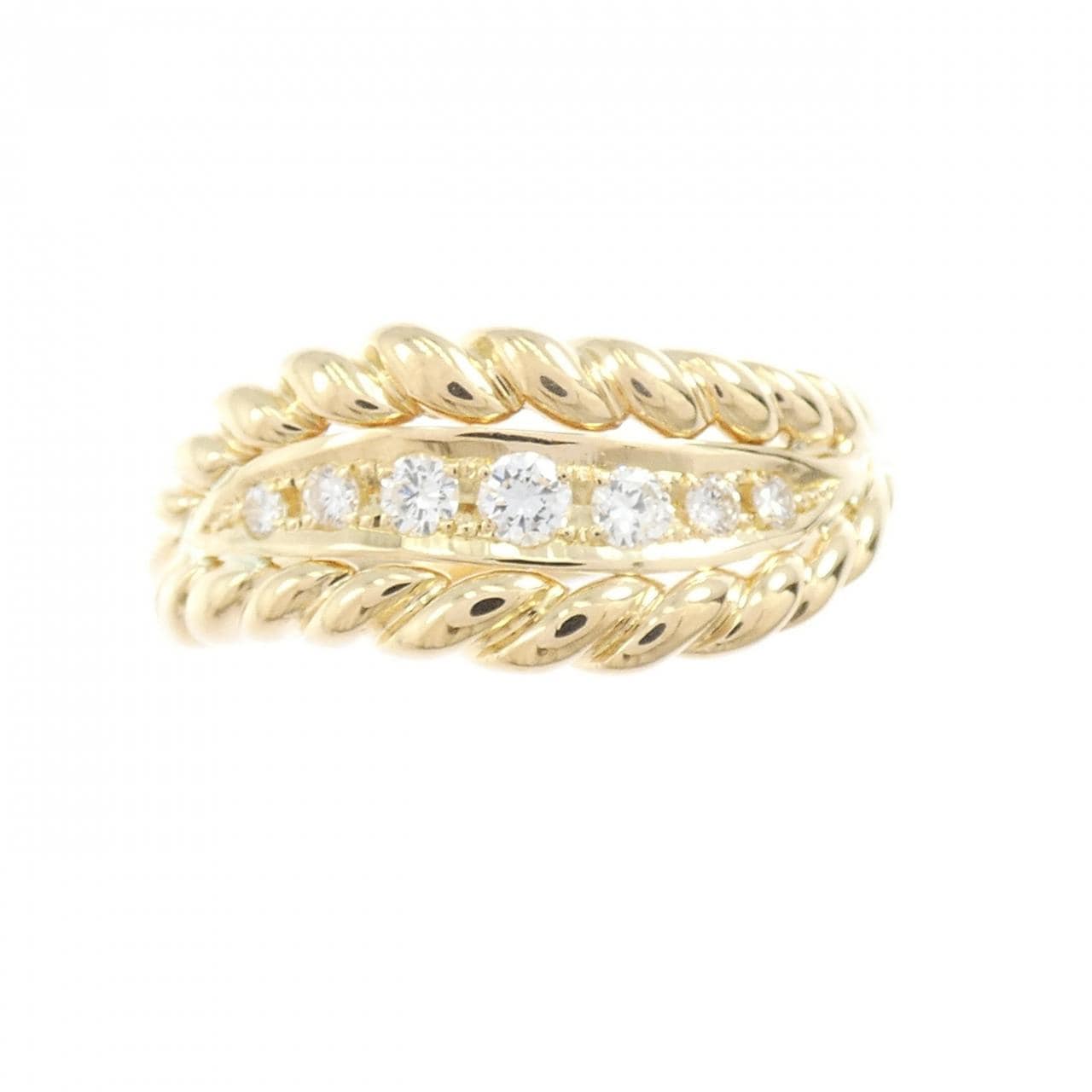 750YG ダイヤモンド リング