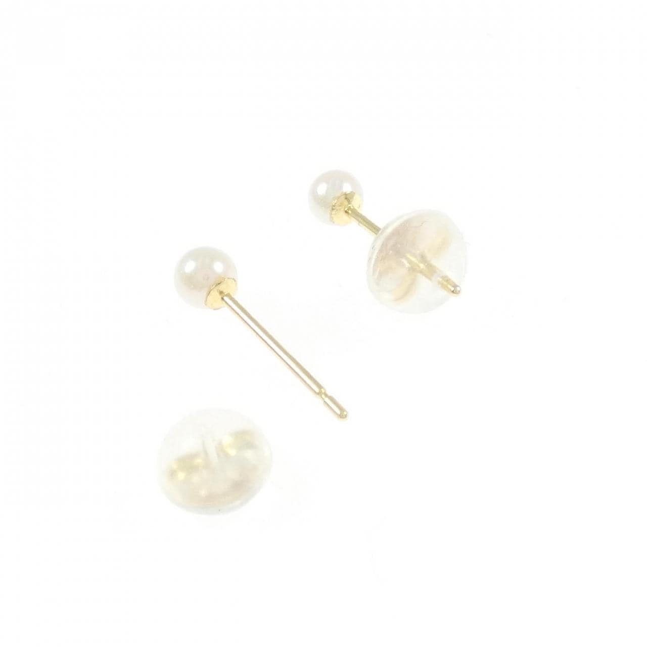 【新品】K18YG アコヤパール ピアス 3mm