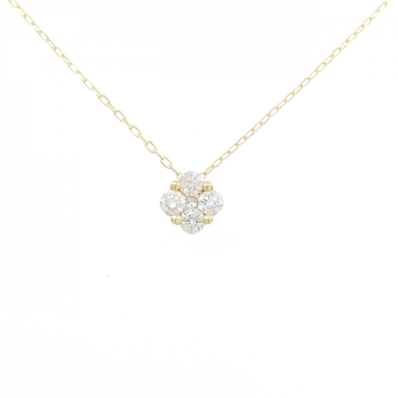 K18YG ダイヤモンド ネックレス 0.55CT