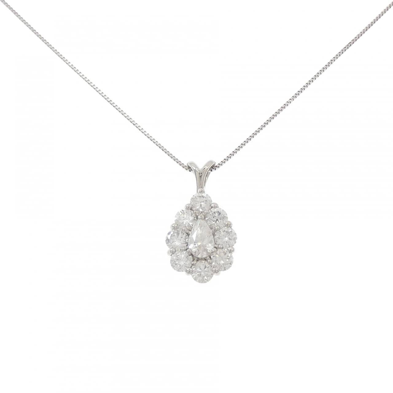 PT900/PT850 ダイヤモンド ネックレス 0.452CT