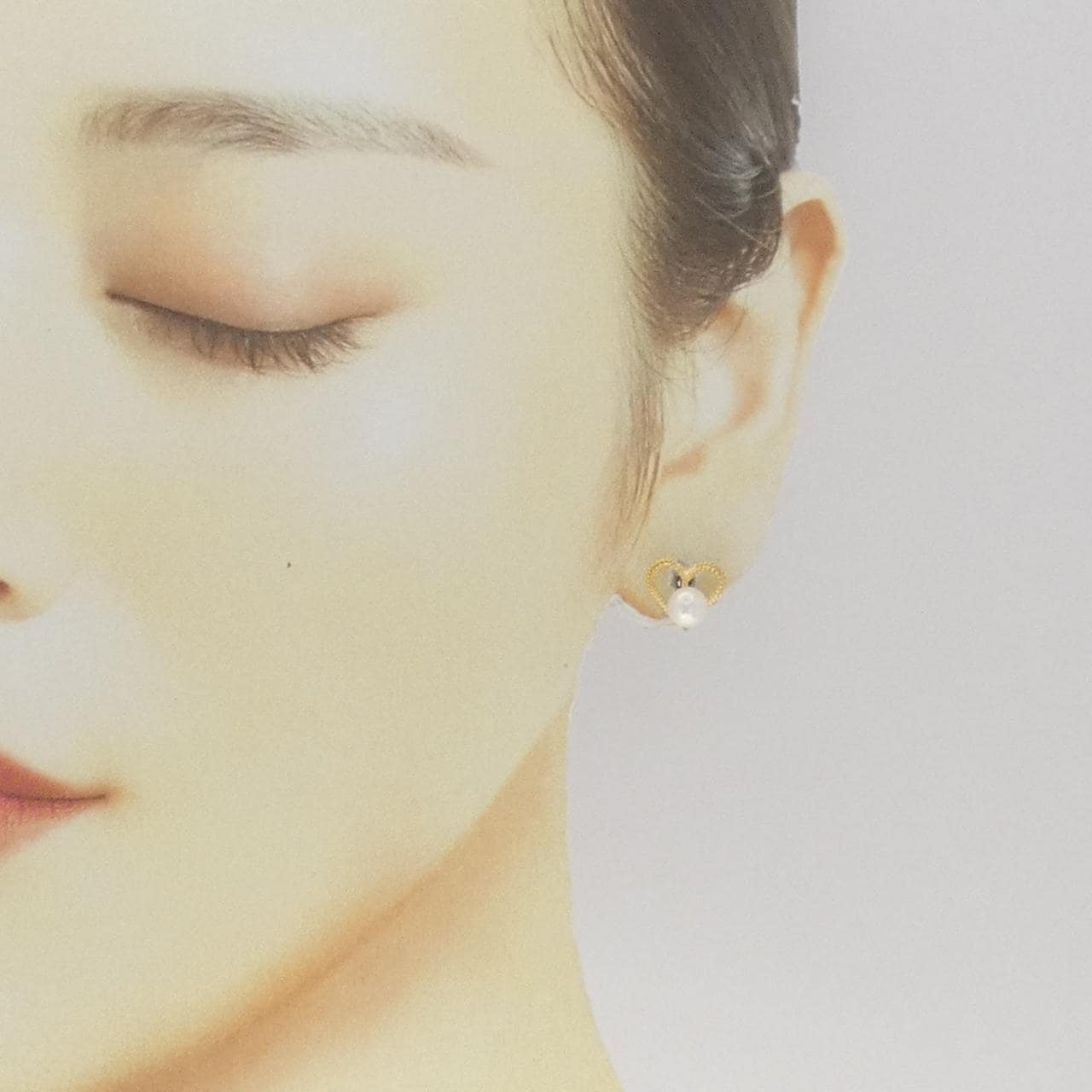 K18YG アコヤパール ピアス 5.5mm