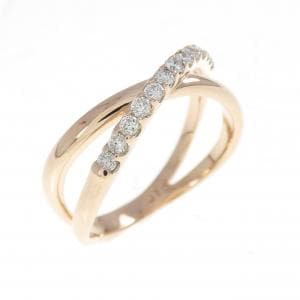 K10PG ダイヤモンド リング 0.16CT