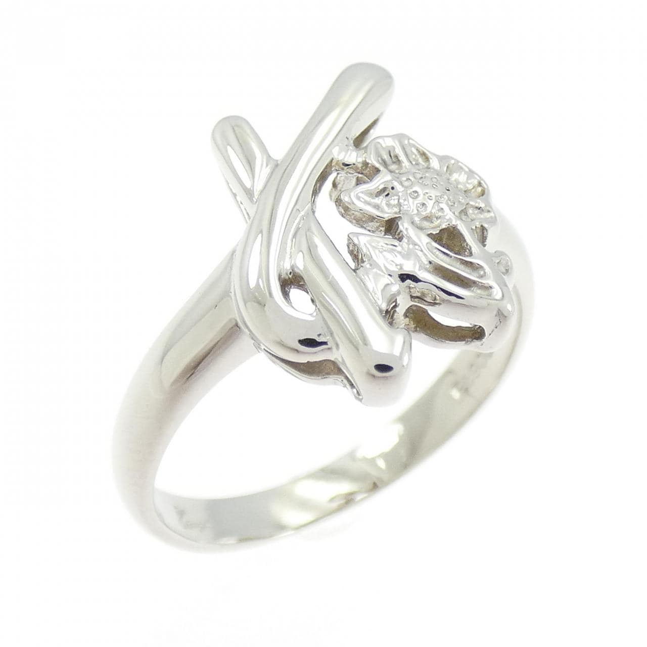 PT900 フラワー リング