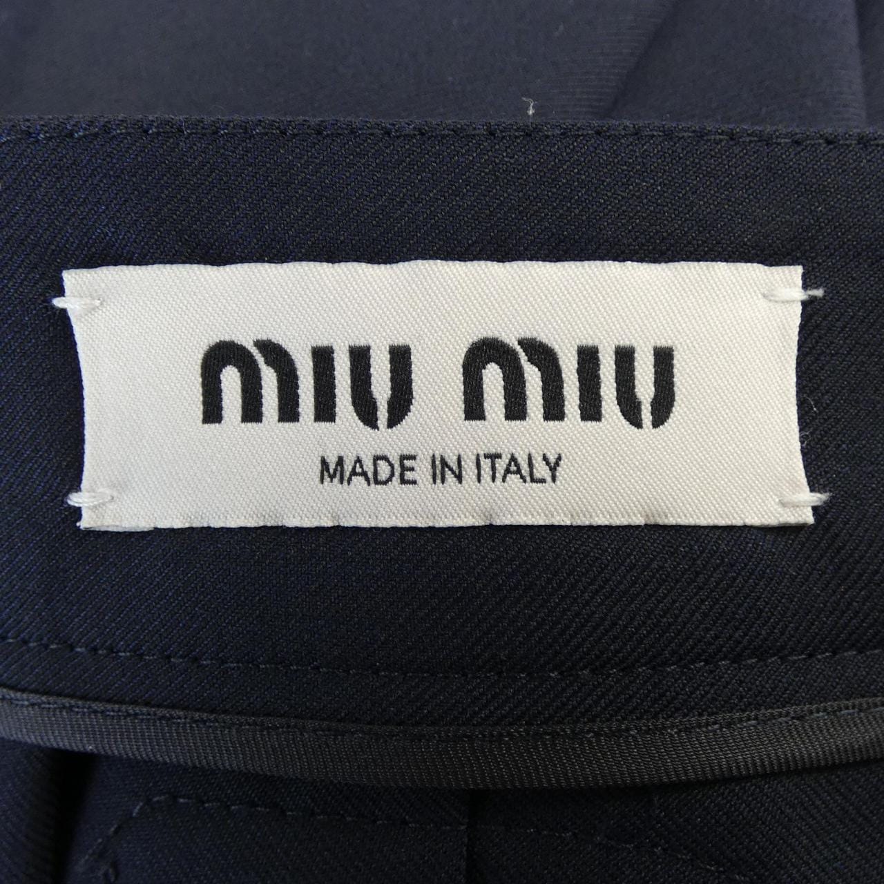 ミュウミュウ MIU MIU プリーツ バタヴィア スカート MG2052 S232 11AD スカート